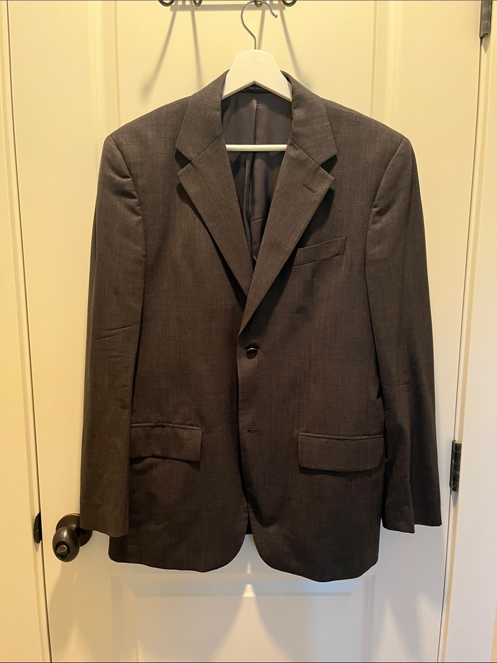 Banana Republic Classic Men's Dark Gray Single-Breasted Blazer